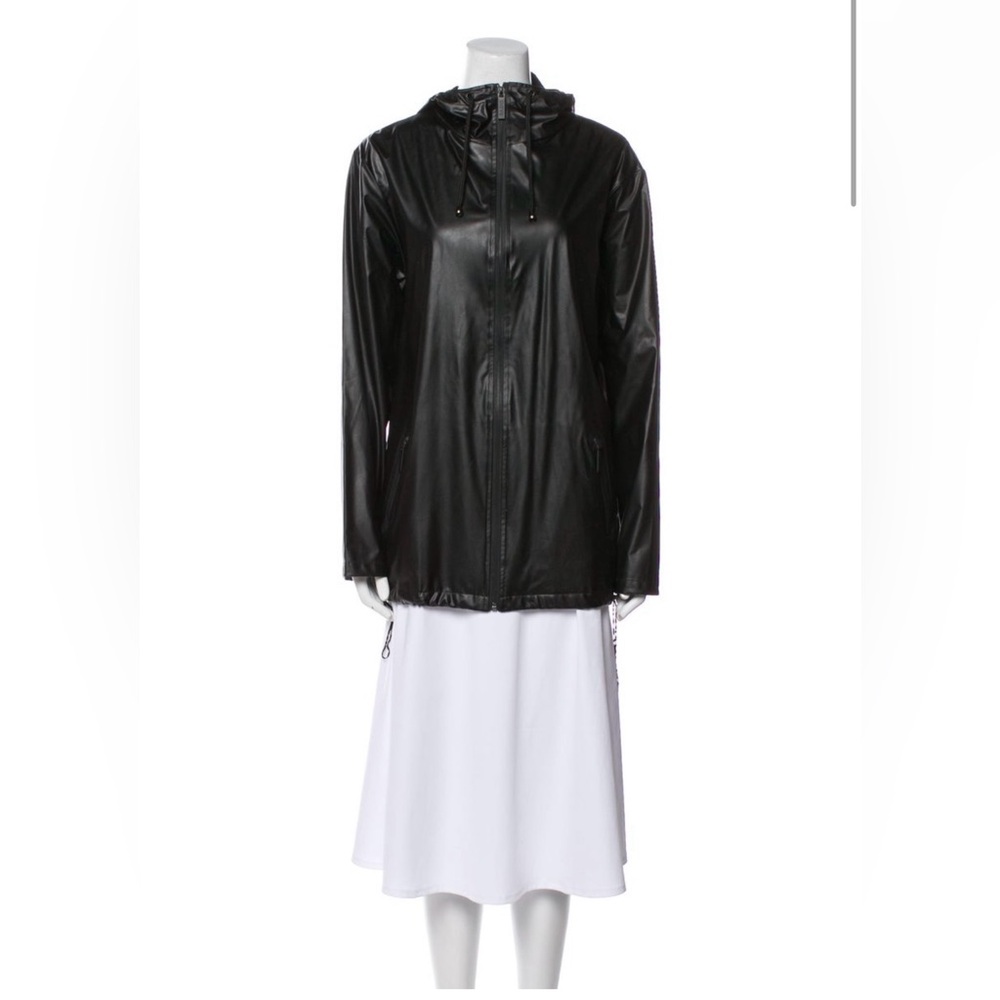 RAINS Black Waterproof Jacket • Minimal Techwear • Unisex S/M